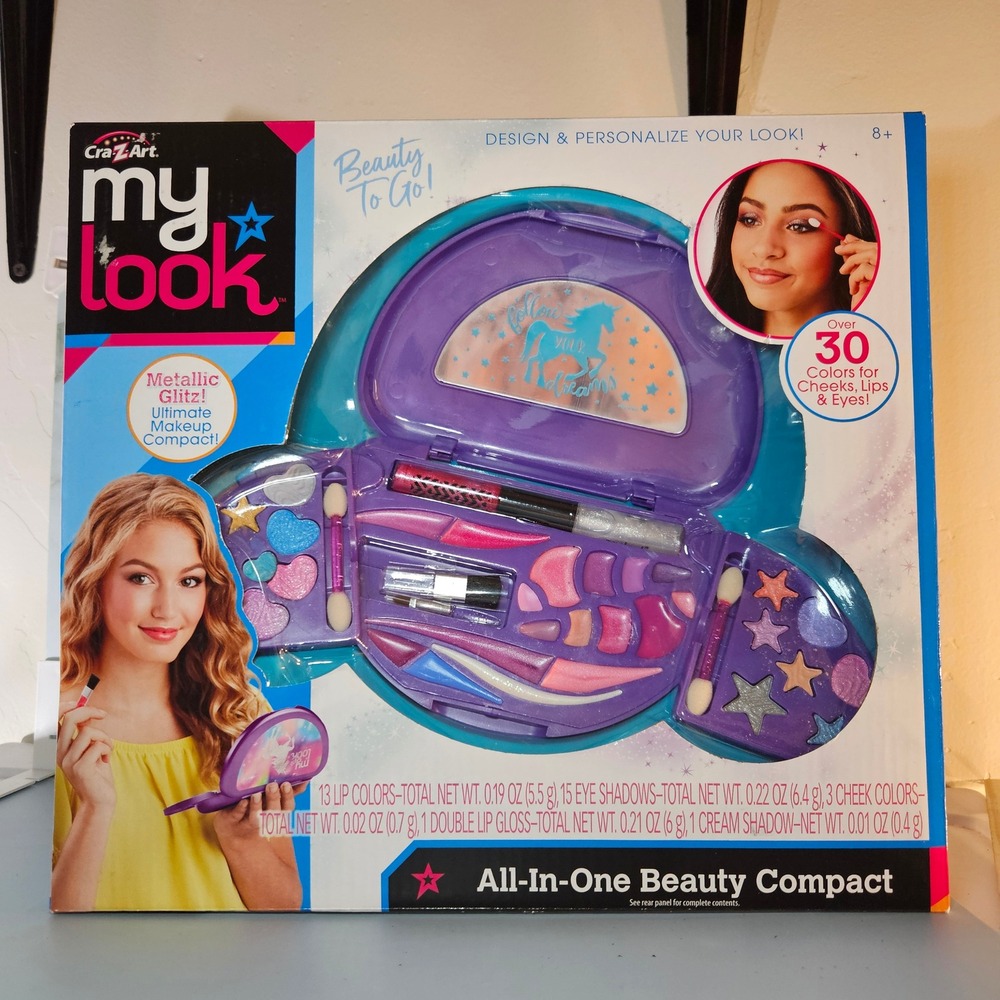 Cra-Z-Art My Look Metallic‎ Glitz Ultimate Makeup Compact Beauty To Go